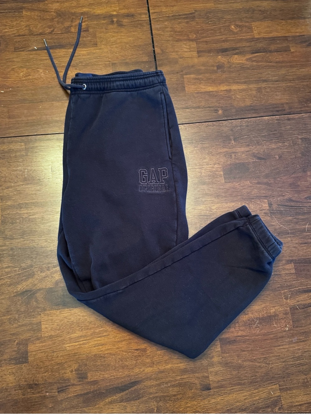 GAP Men's Dark Navy Drawstring Jogger Sweatpants